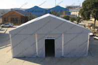 Silver Gray Military Army Tent , PVC Canvas Army Tent For Military Outside Event
