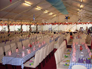 White Marquee Wedding Event Tents Waterproof Oem For Outdoor Celebration