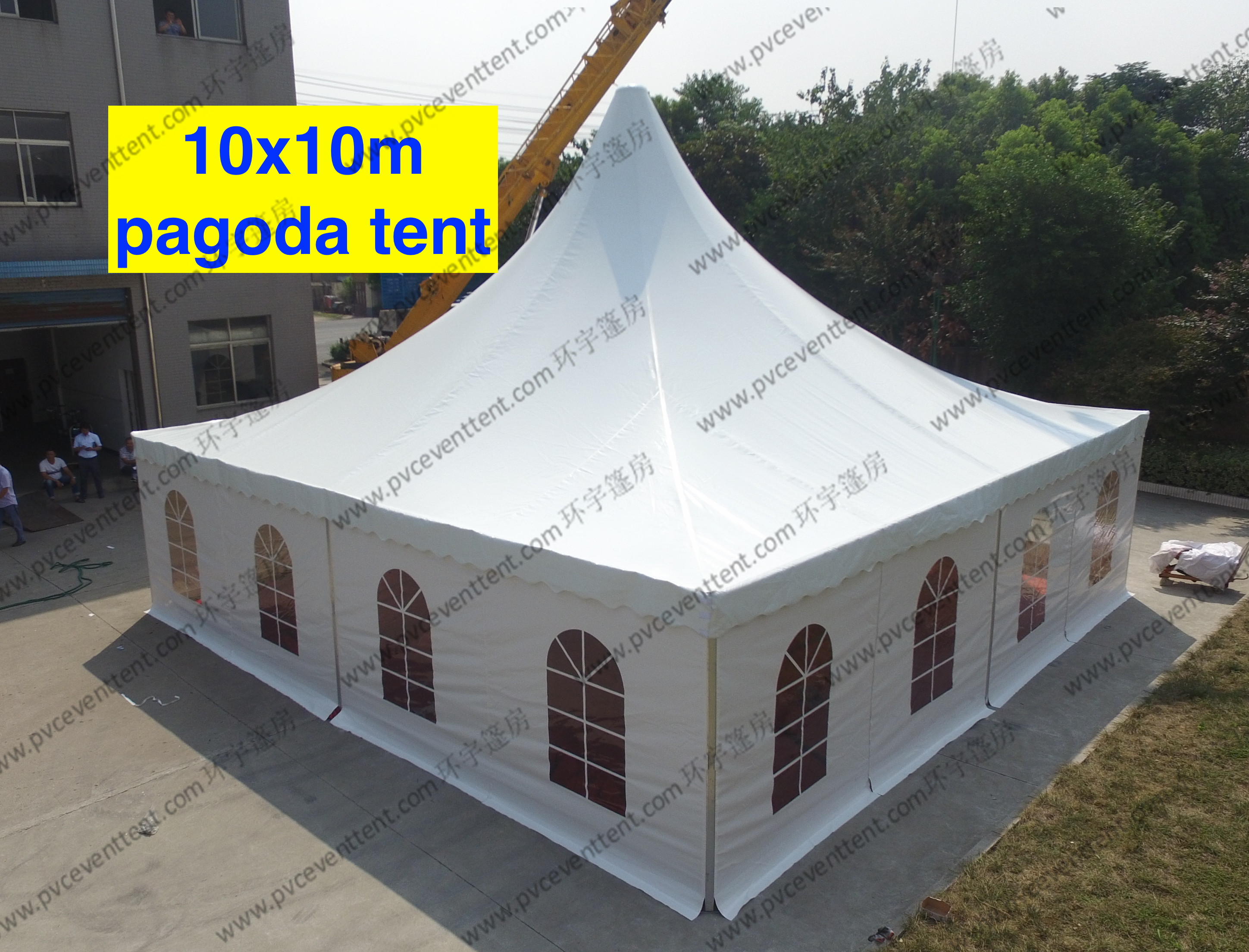 Clear Span Tent High Peak Church Windows Multi - Role For World Expo Show