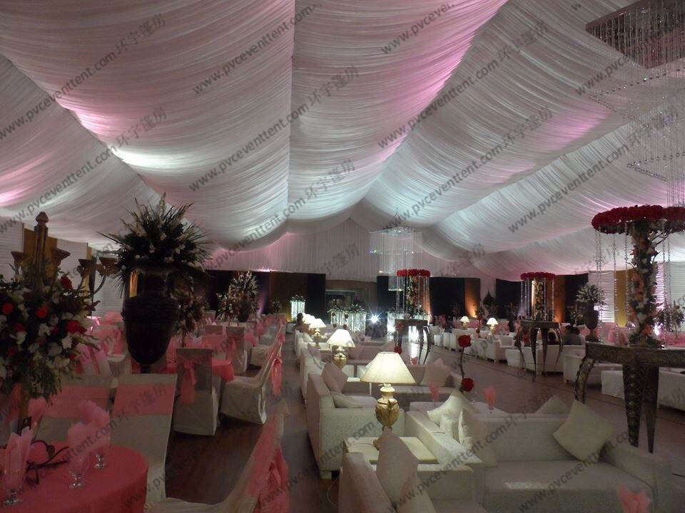 Flame Retardant Outdoor Party Canopy Wedding Tent with Protective Hard Pressed Extruded Aluminum